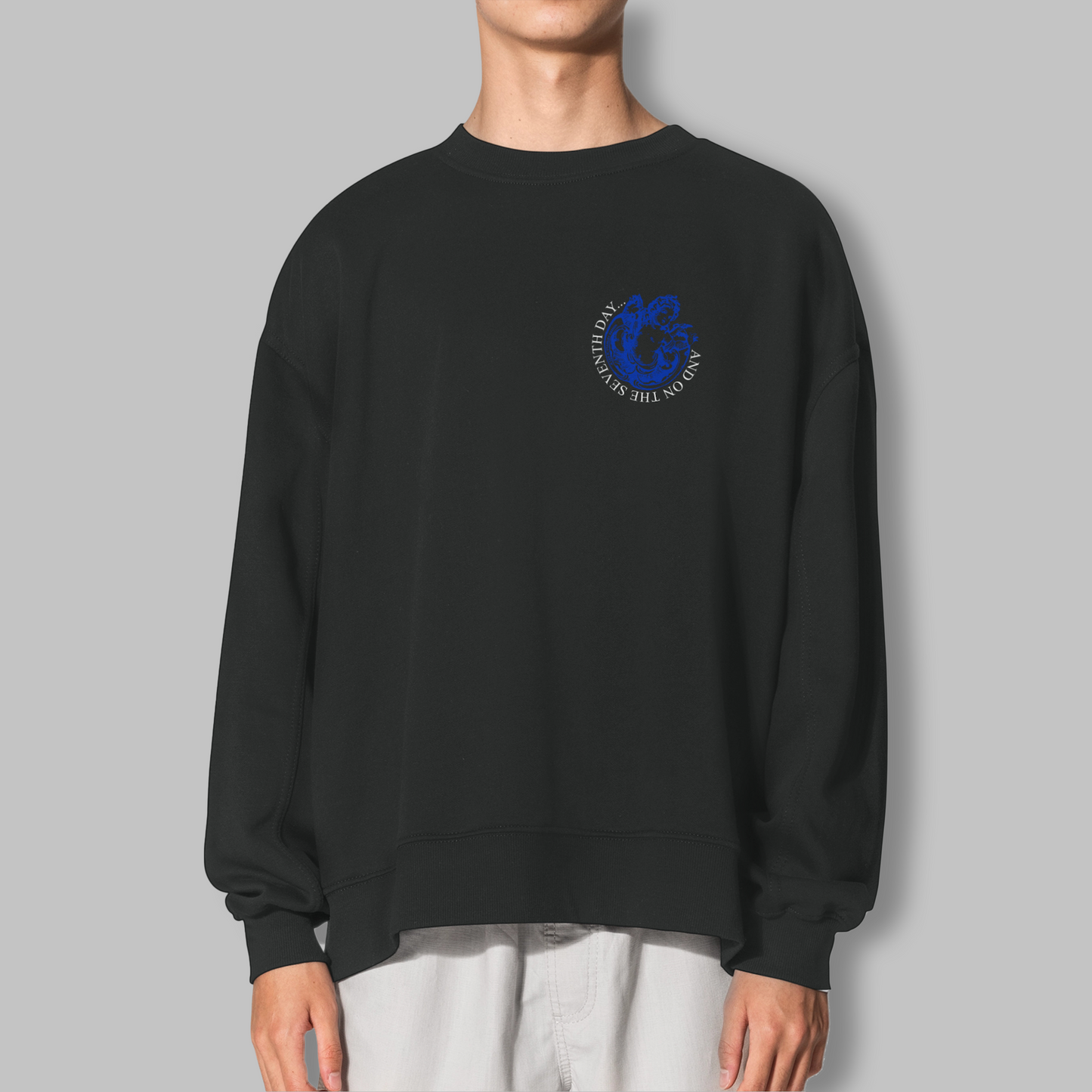 Blue Seventh Day Sweatshirt