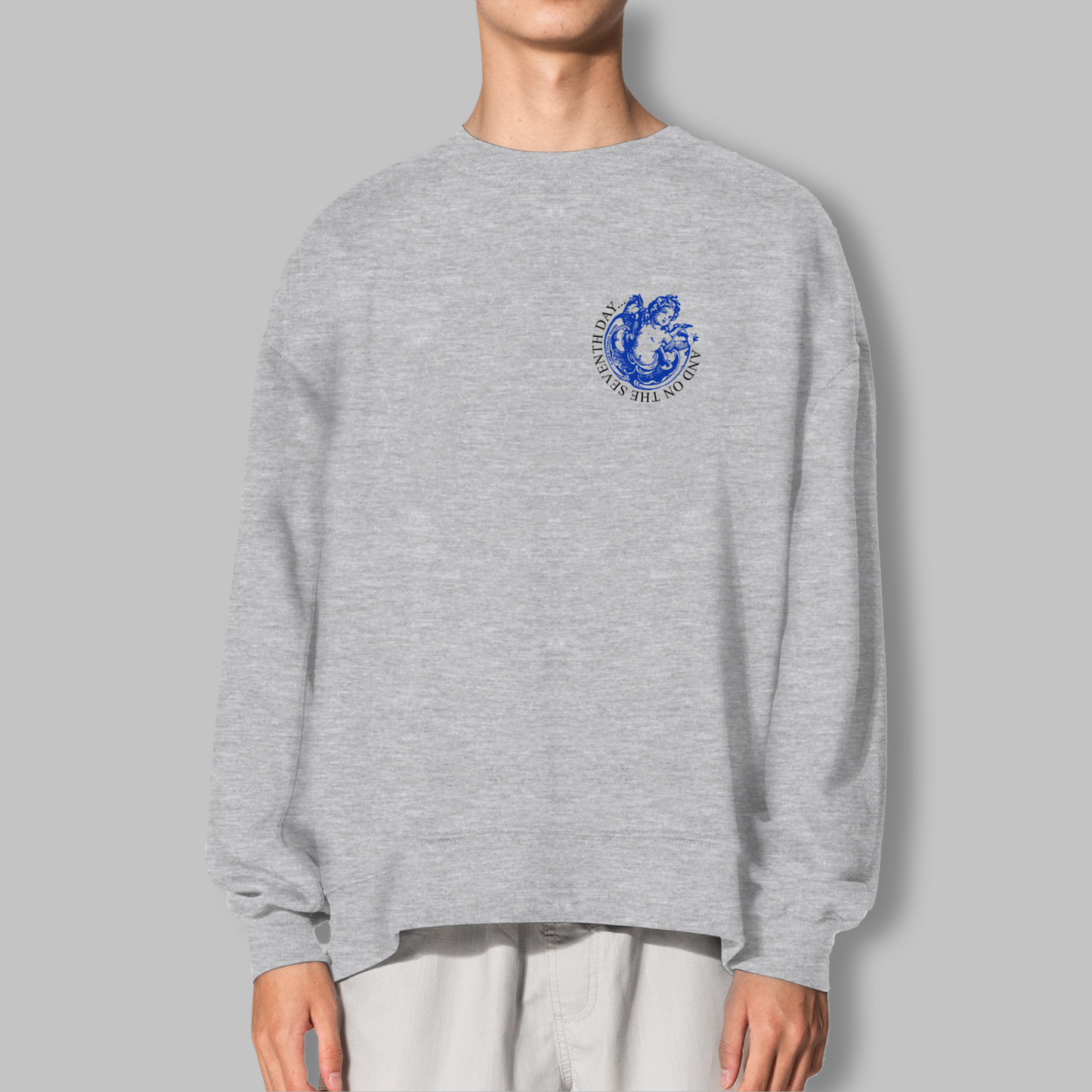 Blue Seventh Day Sweatshirt