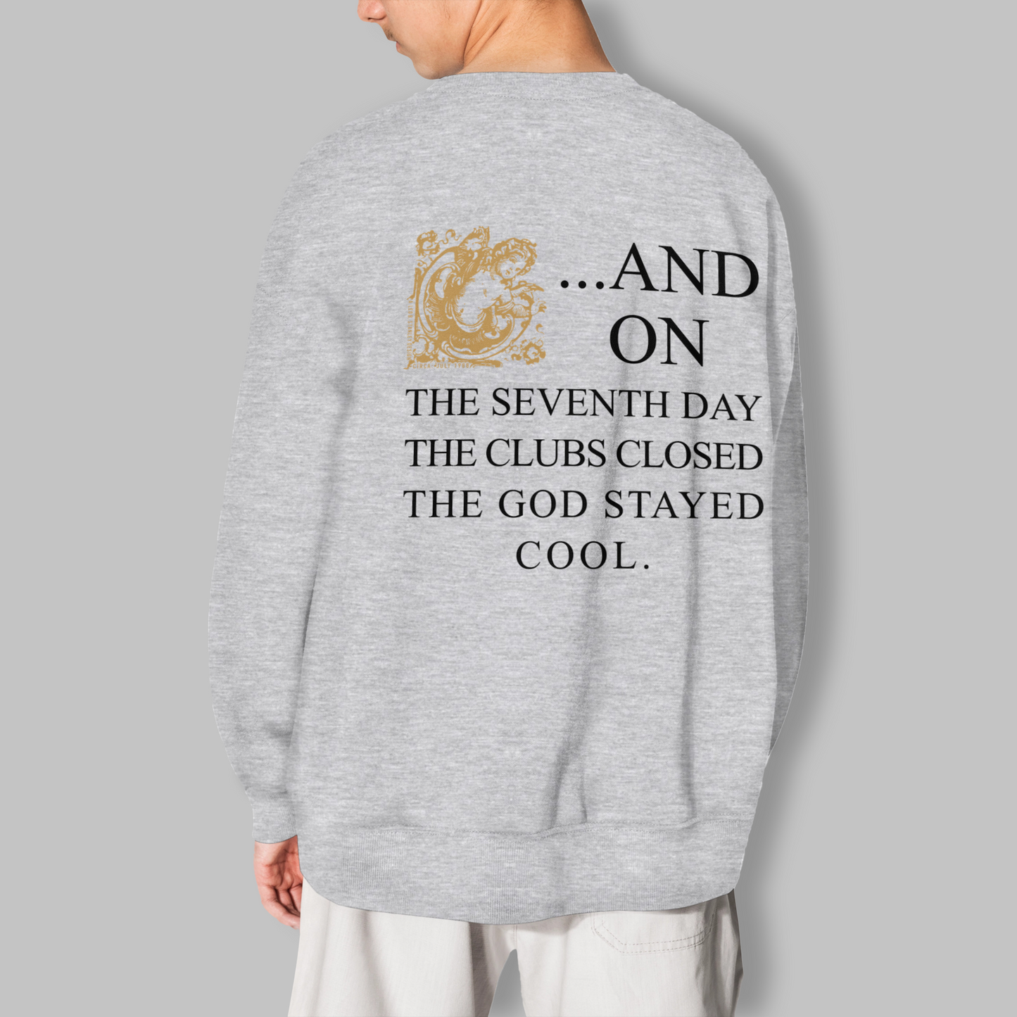 Gold Seventh Day Sweatshirt