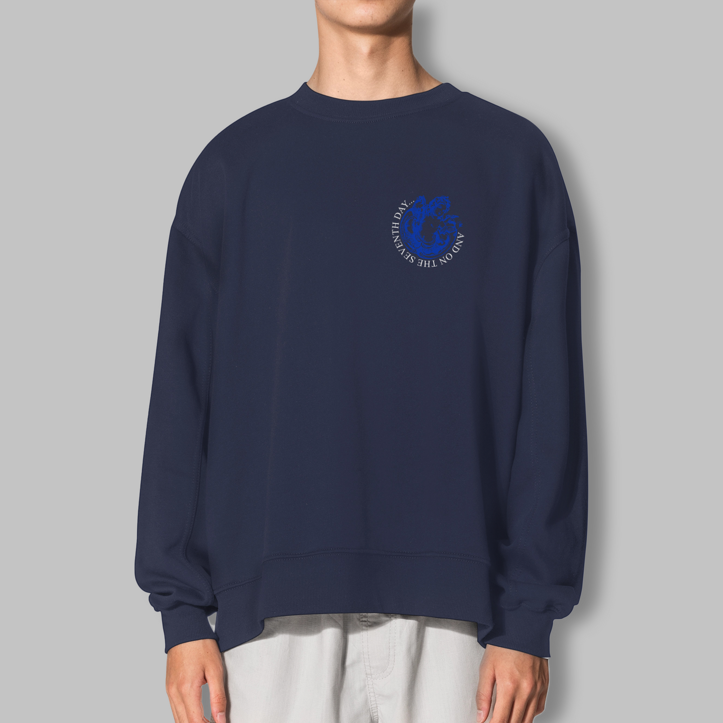Blue Seventh Day Sweatshirt