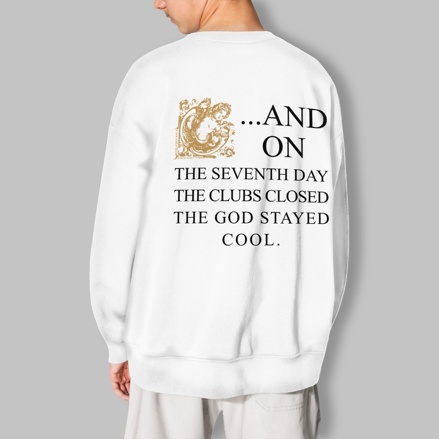 Gold Seventh Day Sweatshirt