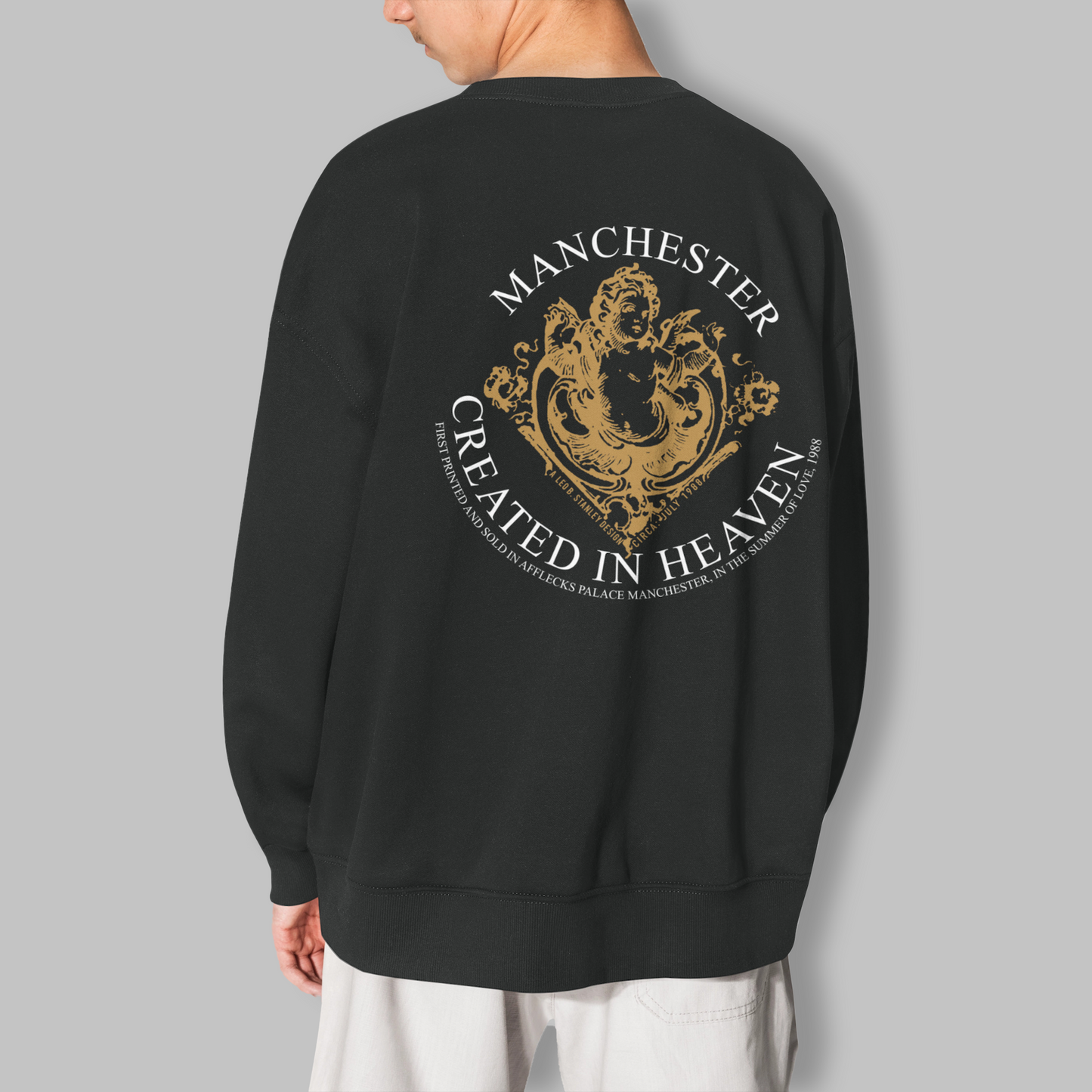 Gold Manchester Heaven Sweatshirt