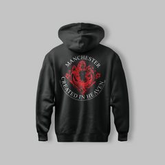 Red Manchester Heaven Hoodie