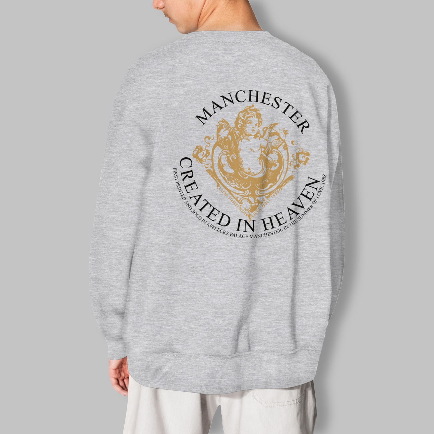 Gold Manchester Heaven Sweatshirt