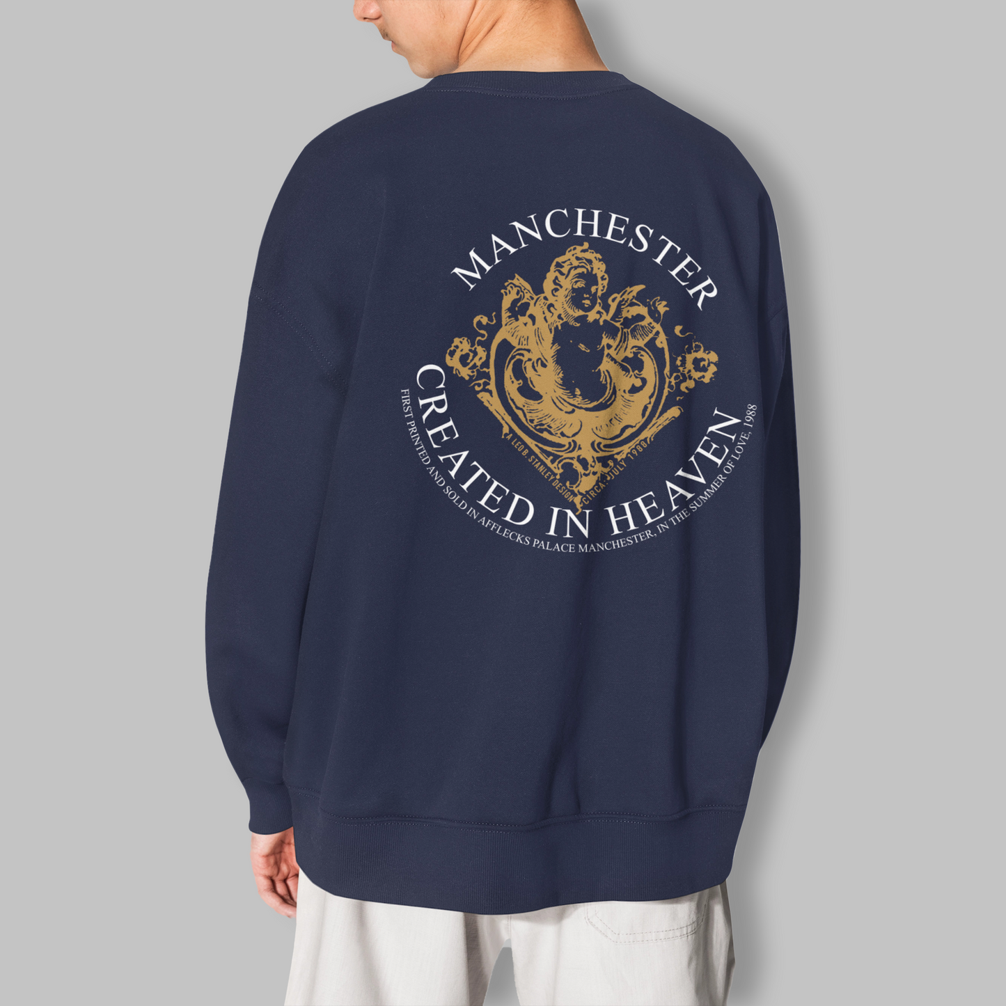 Gold Manchester Heaven Sweatshirt