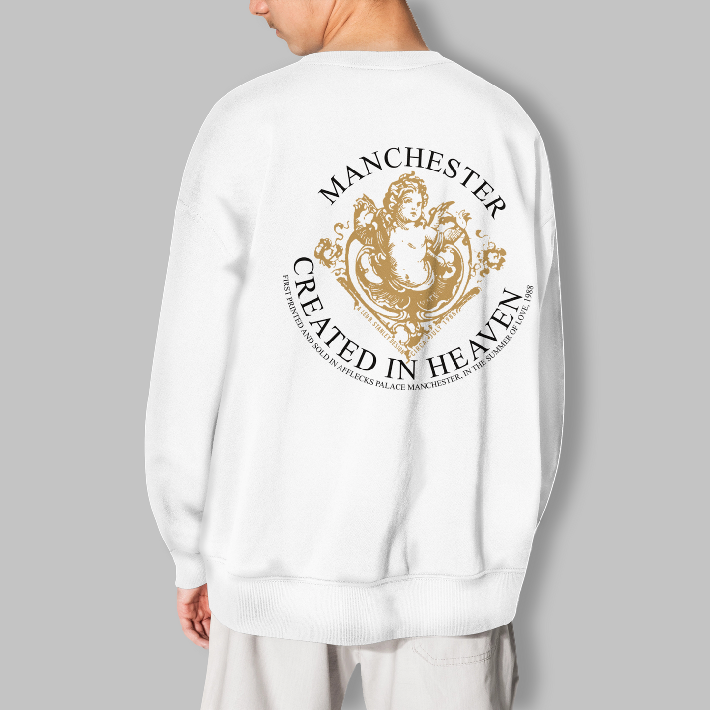 Gold Manchester Heaven Sweatshirt
