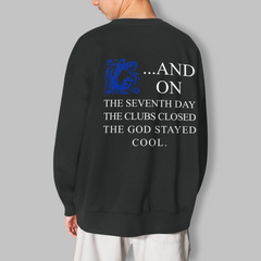 Blue Seventh Day Sweatshirt